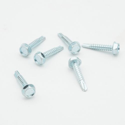 Main product image of 1" (Length) x 5/16" (Head Size) Bit Tip Drill & Tap Sheet Metal Screws, #3 Point (Pack of 5,000)