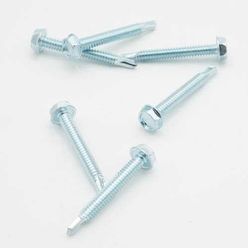 Main product image of 1-1/2" (Length) x 5/16" (Head Size) Bit Tip Drill & Tap Sheet Metal Screws, #3 Point (Pack of 500)
