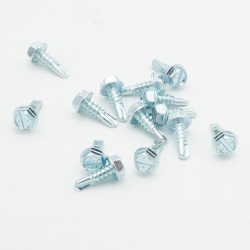 Main product image of 1/2" (Length) x 1/4" (Head Size) Bit Tip Drill & Tap Sheet Metal Screws, .035-.100 Thickness (Pack of 10,000)