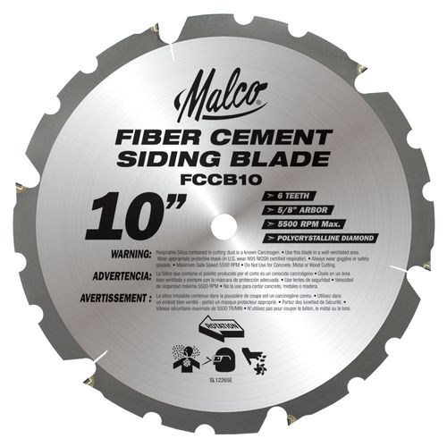 Main product image of 10" Fiber Cement Circular Saw Blade