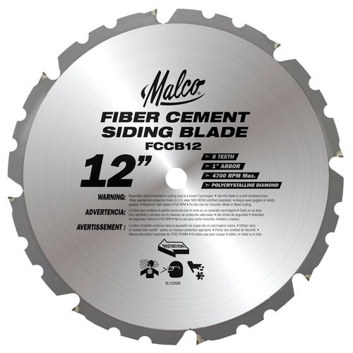Main product image of 12" Fiber Cement Circular Saw Blade
