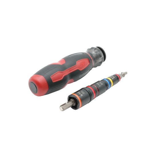 Main product image of C-RHEX 7-in-1 Flip Bit #2 Robertson (Square) Socket Set with Premium Grip Handle