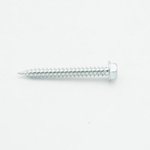 Main product image of #8 1-1/2" (Length) x 1/4" (Head Size) Slotted Hex Head Zip-in Screws, Zinc Plated (2,250 Piece Pail)