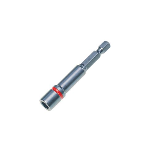 Main product image of 1/4" HEX, Go Blue Short Impact Rated Spring-Loaded Magnetic Hex Driver (2" Long)