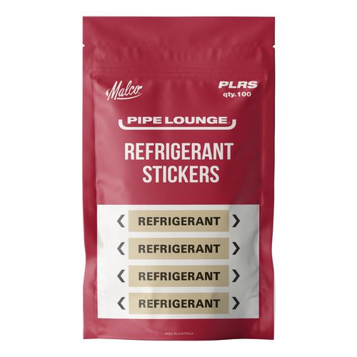 Main product image of PipeLounge Refrigerant Sticker Accessory (Pack of 100)