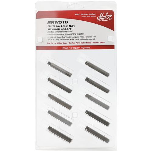 Main product image of Hex Key Ratchet Wrench Inserts (Square 1/4", Hex 5/16")