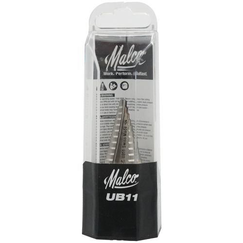 Main product image of 1/4" to 7/8" Step Drill Bit w/ 11 Hole Sizes