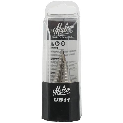 Main product image of 1/4" to 7/8" Step Drill Bit w/ 11 Hole Sizes
