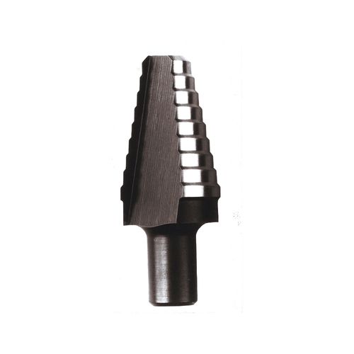Main product image of 9/16" to 1" Step Drill Bit w/ 8 Hole Sizes