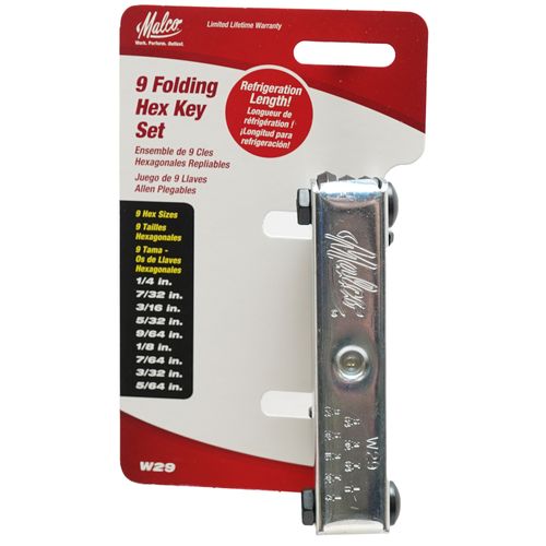 Main product image of 5/64" - 1/4" Small Pocket Hex Key Set (9 Piece)