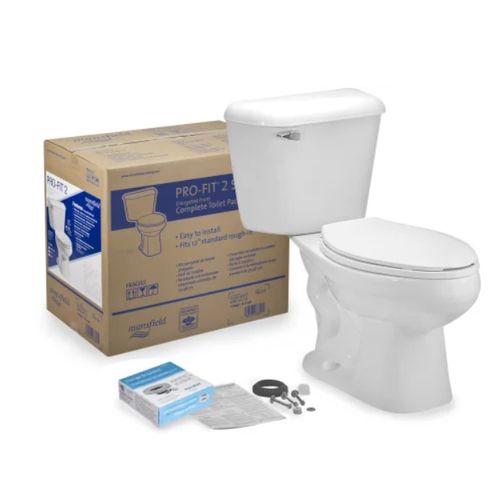 Main product image of Pro-Fit 2 1.6 GPF Elongated Complete Toilet Kit (White)