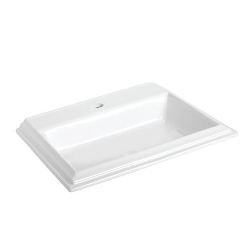 Main product image of 254 Brentwood Drop-In Lavatory, Single Hole (White)