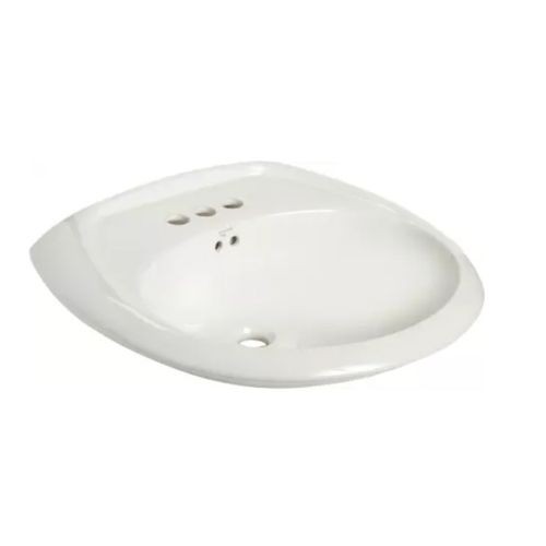 Main product image of 348 Maverick Pedestal Lavatory with 4" Faucet Holes (White)