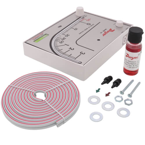 MARKII25 Dwyer MARKII25 Mark II Molded Plastic Manometer, Red