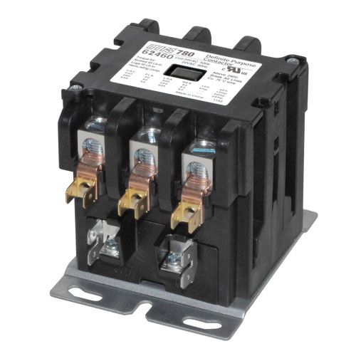 Main product image of 3 Pole Definite Purpose Contactor w/ Box Lug Termination, A2L Compliant (50A, 480V)