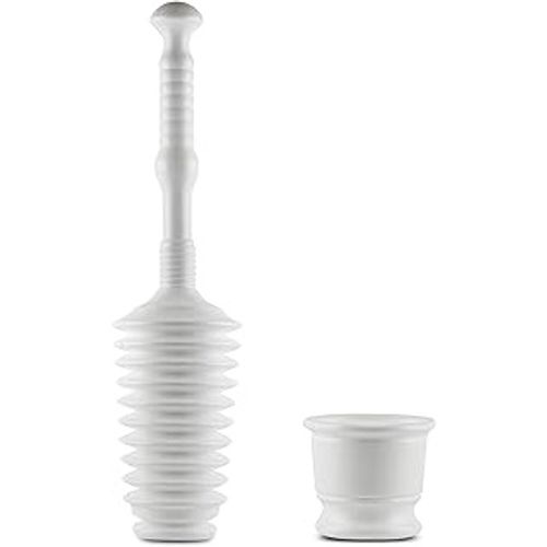 Main product image of All Purpose Master Plunger w/ Air Relief Slot & Small Caddy (White)