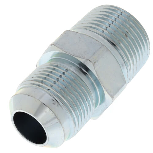 Main product image of 3/4" MIP Male Gas Adapter w/ 5/8" OD Flare, 1/2" FIP Tapped (Steel)