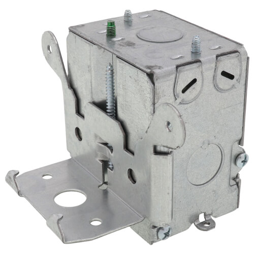 Main product image of 3-1/2" 1-Gang Adjustable Wall Box w/ 1/2" Knockouts