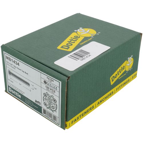 Main product image of 1/4"-20 x 3/4" Hex Head Tap Bolt (Pack of 100)