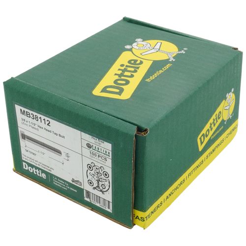 Main product image of 3/8"-16 x 1-1/2" Hex Head Tap Bolt (Pack of 100)