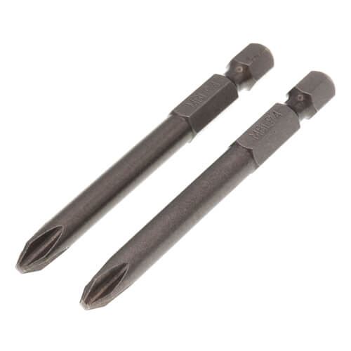 Main product image of 1/4" #2 Phillips Chuck Long Driver Insert Bit, 2-3/4" Long (Pack of 2)