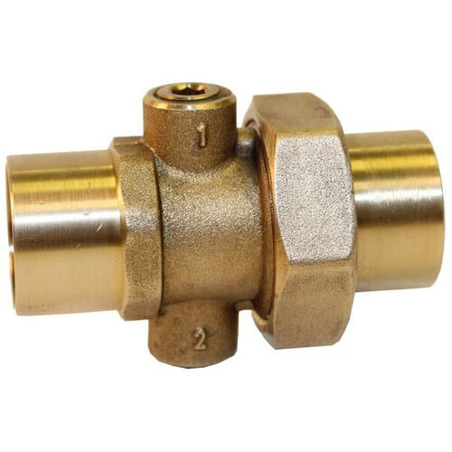 Main product image of 2" Sweat UB Full Port Balancing Union with 3, 1/4" Accessory Ports