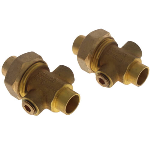 Main product image of 1/2" Sweat UB Full Port Balancing Union with 3, 1/4" Accessory Ports