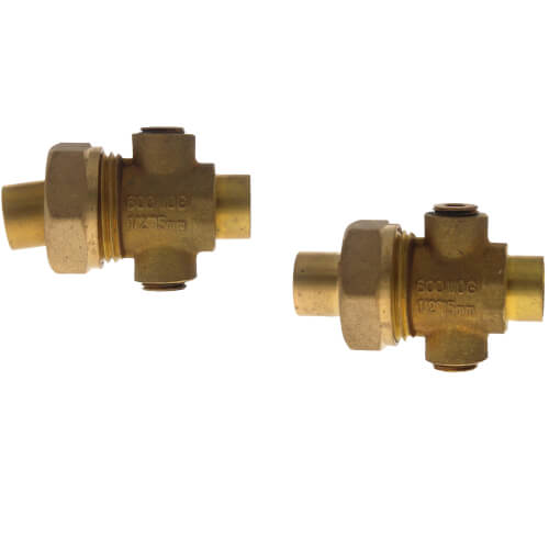 Main product image of 1/2" Sweat UB Full Port Balancing Union with 3, 1/4" Accessory Ports