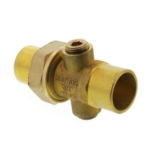 Main product image of 3/4" Sweat UB Reduced Body Full Port Union with 3, 1/4" Accessory Ports