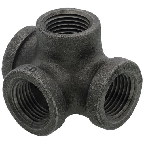Main product image of 1/2" Black Side Outlet Tee