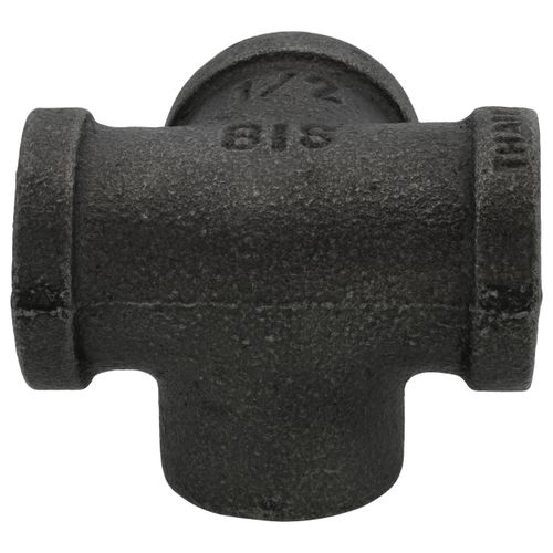 Main product image of 1/2" Black Side Outlet Tee