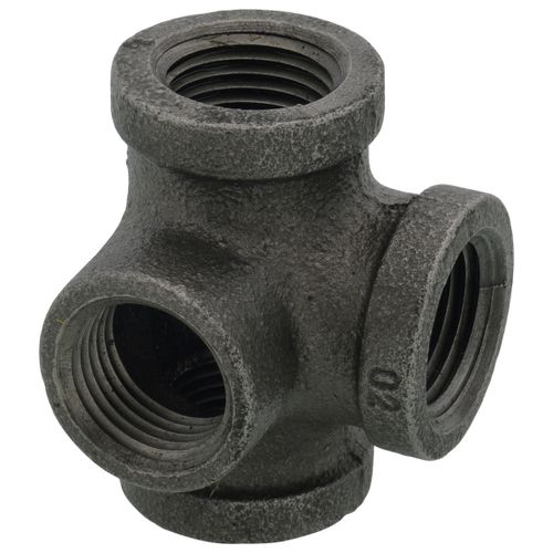 Main product image of 1/2" Black Side Outlet Tee
