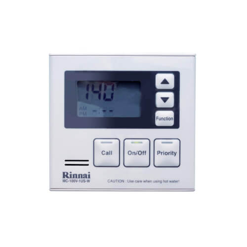 rinnai remote thermostat installation