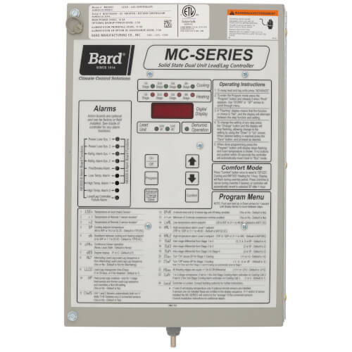 Main product image of Advanced Solid State Dual Unit Lead/Lag Controller w/ No Alarm, MC4002