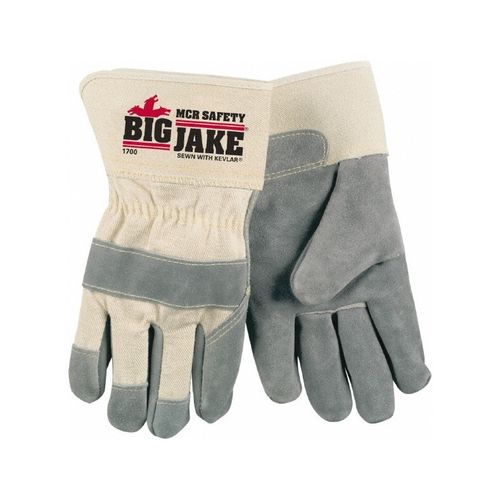 Main product image of 1700 Big Jake General Purpose Work Gloves, Jersey-Lined w/ Cowhide Leather Palms (2XL)