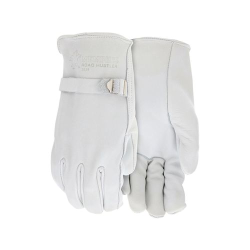 Main product image of 3220 Road Hustler Leather Drivers Work Gloves w/ Straight Thumb & Pull Strap (Medium)
