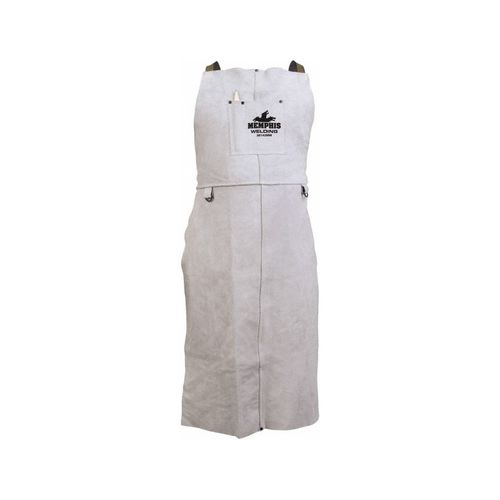 Main product image of 38142MW Heavy Weight Welding Apron w/ Divided Bib Front Pocket, Adjustable Waist & Shoulder Straps (42" x 24")