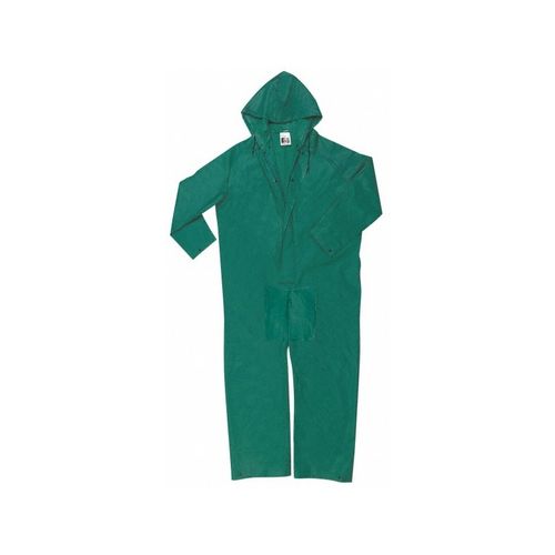 Main product image of 3881 Dominator Waterproof Rain Coverall w/ Zipper Front Closure, Green (3XL)