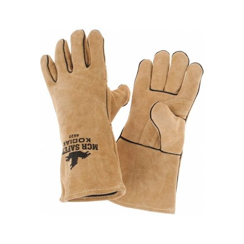 Main product image of 4620 Mustang Full Sock Jersey Lined Leather Welding Work Gloves w/ Reinforced Palm & Thumb Strap (XL)