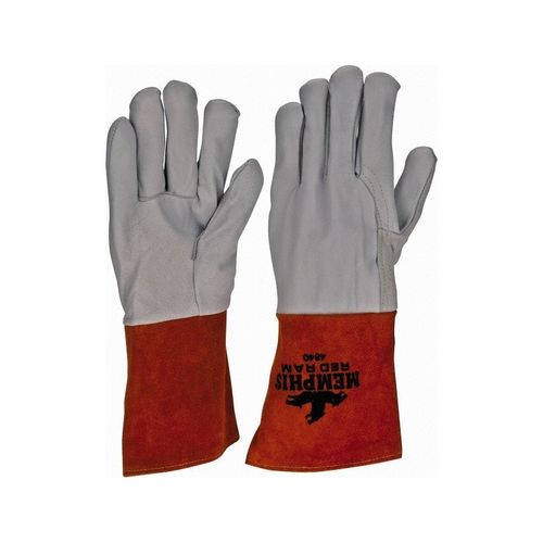 Main product image of 4840 Red Ram Goatskin Leather Welding Work Gloves, 5" Cuff (Large)