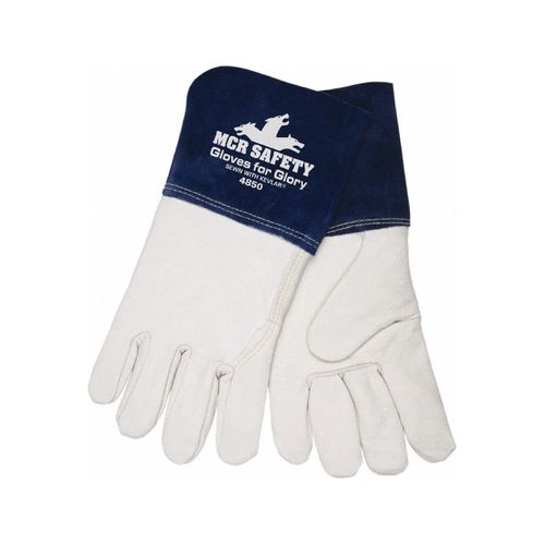 Main product image of 4850 Blue Beast Goatskin Leather Welding Work Gloves, 4.5" Cuff (2XL)