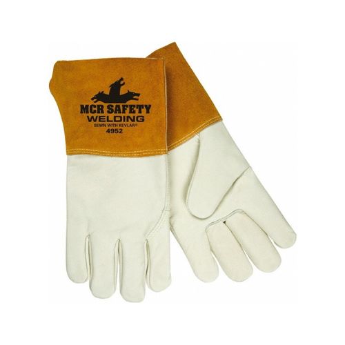 Main product image of 4952 Cowhide Leather Welding Work Gloves w/ 4.5" Russet Split Leather Cuff (Large)