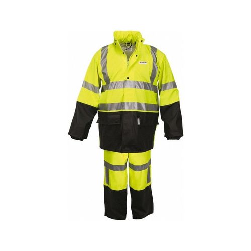 Main product image of 5182 2-Piece Luminator Series High Visibility Reflective Rain Suit, Lime/Black (XL)