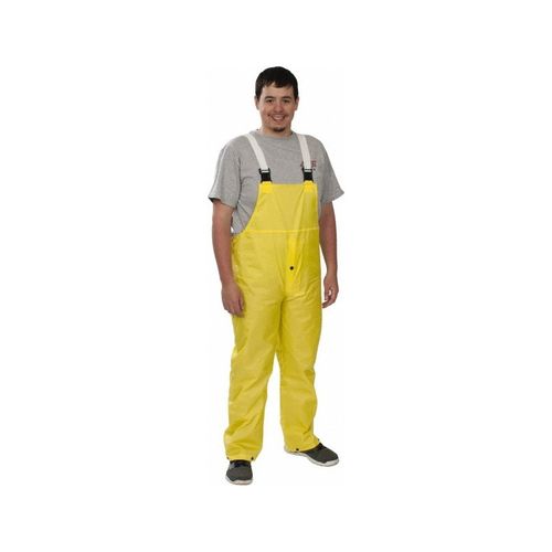 Main product image of 550BP Navigator Waterproof Bib Overall Style Rain Pants w/ Fly, Yellow (Medium)
