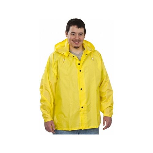Main product image of 550J Navigator Waterproof Rain Jacket w/ Detachable Hood, Yellow (Large)