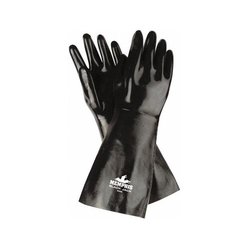 Main product image of 6948 Black Jack Multi-Dipped Black Smooth Neoprene Coated Work Gloves w/ Brushed Interlock (Large)