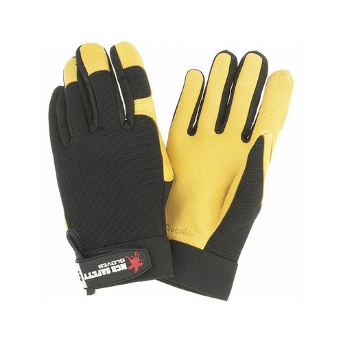 Main product image of 901 Deerskin Palm Mechanics Gloves w/ Flexible and Breathable Spandex Back (XL)