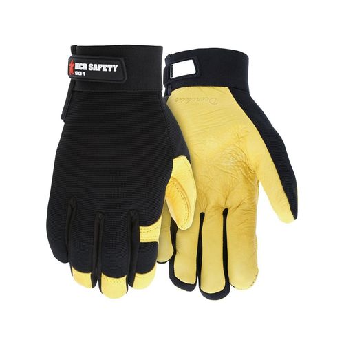 Main product image of 901 Deerskin Palm Mechanics Gloves w/ Flexible and Breathable Spandex Back (2XL)