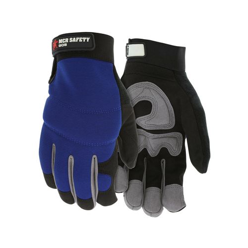 Main product image of 905 Synthetic Leather Palm Mechanics Gloves w/ G-Shaped Foam Palm Padding (2XL)