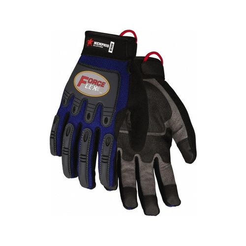 Main product image of B100 ForceFlex Mechanics Work Gloves w/ Reinforced Rough Grip Palm Pad (Large)